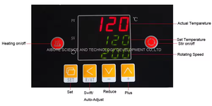 2/4/6 posição temperatura constante <span class=keywords><strong>digital</strong></span> display mixer pequeno laboratório agitador magnético aquecimento placa - Product Image 4