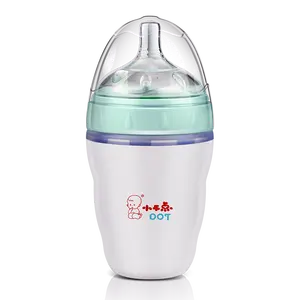 240ML 실리콘 젖꼭지 아기 병 중간 아기 식품 최고의 판매