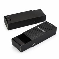 Emballage personnalisé en boîte rigide résistante aux enfants, boîte à tiroir coulissant en papier, unités jetables de 1g 2g, boîte en carton de 1ml avec gaufrage