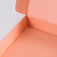 Boîtes d'expédition en carton ondulé recyclé pliables, imprimées, pour emballage artisanal de vêtements, avec logo personnalisé, boîtes postales en papier, pour l'aviation