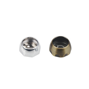 Flange Clothes Rail Support Zinc Alloy 19mm 22mm 25mm Bright Finish <b>Wardrobe</b> Hardware - Product Image 2