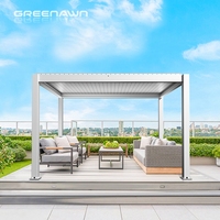 Gauche en Aluminium bioctique Design moderne, cyclisme manuel ou motorisé, véranda, balcon, Pergola
