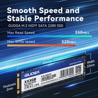 قرص صلب SSD داخلي أصلي جديد بالجملة M.2 2280 NGFF 3D NAND بسعة 256 جيجابايت SATA