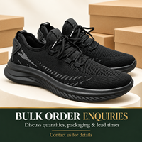Chaussures de course en maille respirante avec col montant et semelle amortissante pour un usage quotidien et décontracté