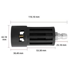 Accessoire Lance <span class=keywords><strong>Karcher</strong></span> K Lance Wand 1/4'' à connexion rapide en acier inoxydable pour pistolet de lavage, pièce de rechange femelle OEM pour nettoyeur haute pression électrique - Product Image 2