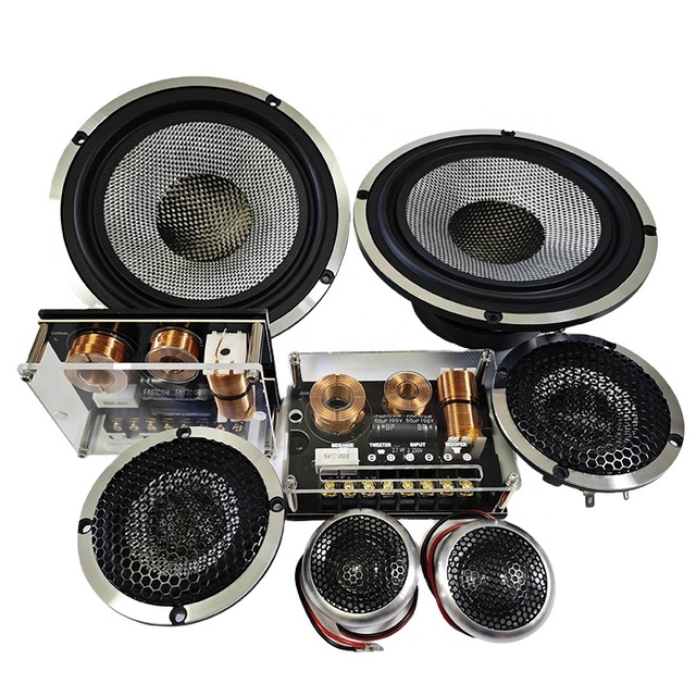 6.5 Inch Car Woofer Speaker 125W RMS Power 6.5 Inch 3-Way Component Car Speaker with High Quality for Car Audio
