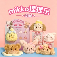 Vente en gros : Boîte surprise authentique Mikko Squishy, pendentif peluche anti-stress, jouets cadeaux