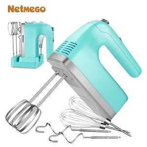 Bakery Machine Hand Mixer Electric with Storage Base Egg Beaters Dough Hooks Wire Whips Manual Hand Mixer Home Appliance