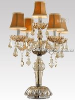 Dubaï en gros lampe de table de luxe maîtresses pour la table de mariage lumière Offre Spéciale populaire de table en cristal éclairage salon décor