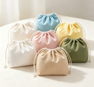 Bolsa Organizadora de Almacenamiento de Lona Ligera con Cierre de Cremallera, Capacidad Media, para Uso Diario, con Forro de Algodón - Product Image 1