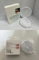 Nouveau produit : Appareil dentaire temporaire décoratif en silicone non poreux blanc, simulant des dents supérieures et inférieures, certifié ISO
