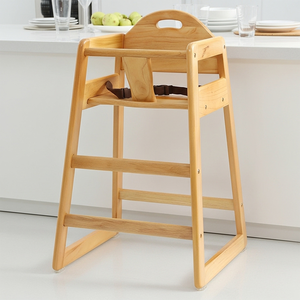 Seggiolone Moderno in Legno per Bambini con Design Ergonomico, Sgabello in Legno Massello per <span class=keywords><strong>Cucina</strong></span> e Camera da Letto - Product Image 1