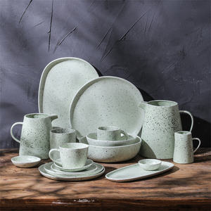 <span class=keywords><strong>Piatti</strong></span> in Ceramica Grigio-Verde Stile Splash-Ink per Hotel e Ristoranti <span class=keywords><strong>Moderni</strong></span>, Stoviglie in Porcellana Personalizzabili per <span class=keywords><strong>Servizio</strong></span> di Ristorazione - Product Image 6