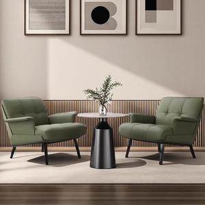 Conjunto de sofá lounge con mesa y sillas para el vestíbulo de un hotel o área de reuniones de oficina - Product Image 4