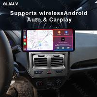 Aijia Meilleure Vente pour Chevrolet Cobalt 2016-2017 Gris UV 12,3 pouces LHD RHD Écran Tactile Large Android pour Voiture avec Faisceau de Câblage Garage