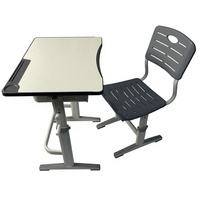2025 Usine En Gros De Haute Qualité Réglable Hauteur École Bureau Et Chaise Ensemble