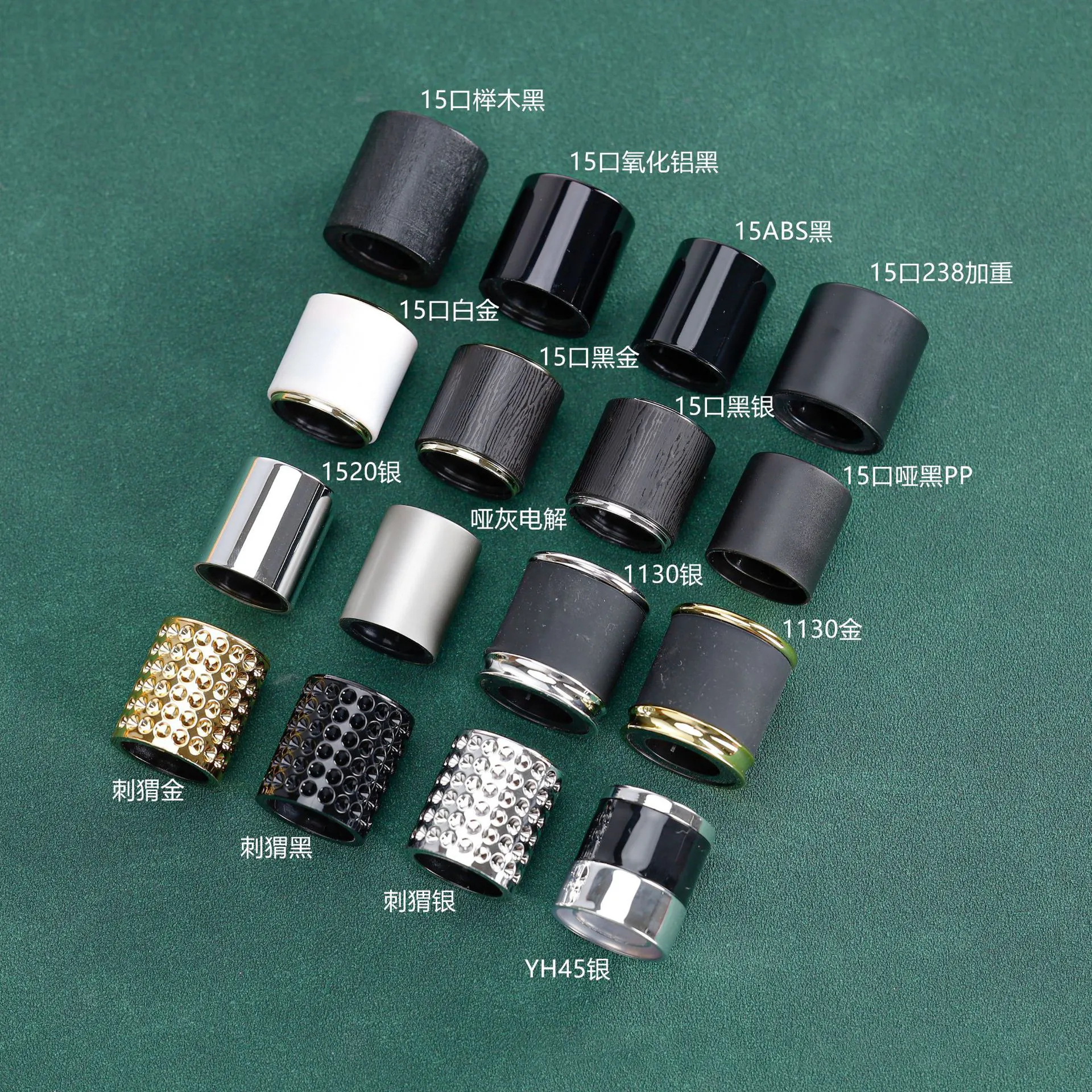 Bán buôn bán hàng của chất lượng cao 13mm 15mm chai sang trọng mũ nhựa và mũ gỗ