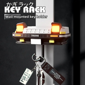 Ganchos Novedosos para Colgar Llaves en la Pared con Diseño de Faro de Coche, para Uso Doméstico y Decoración de Habitaciones - Product Image 4