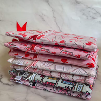 Pochette de livre taille personnalisée pochette de livre rembourrée en coton faite à la main fermeture éclair souple couverture de livre vichy bleu