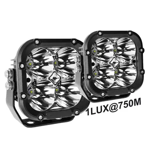 새로운 고성능 방수 오프로드 4x4 4.3 인치 스팟 빔 40w 소형 트럭 LED 광장 24v 작업 빛 12v