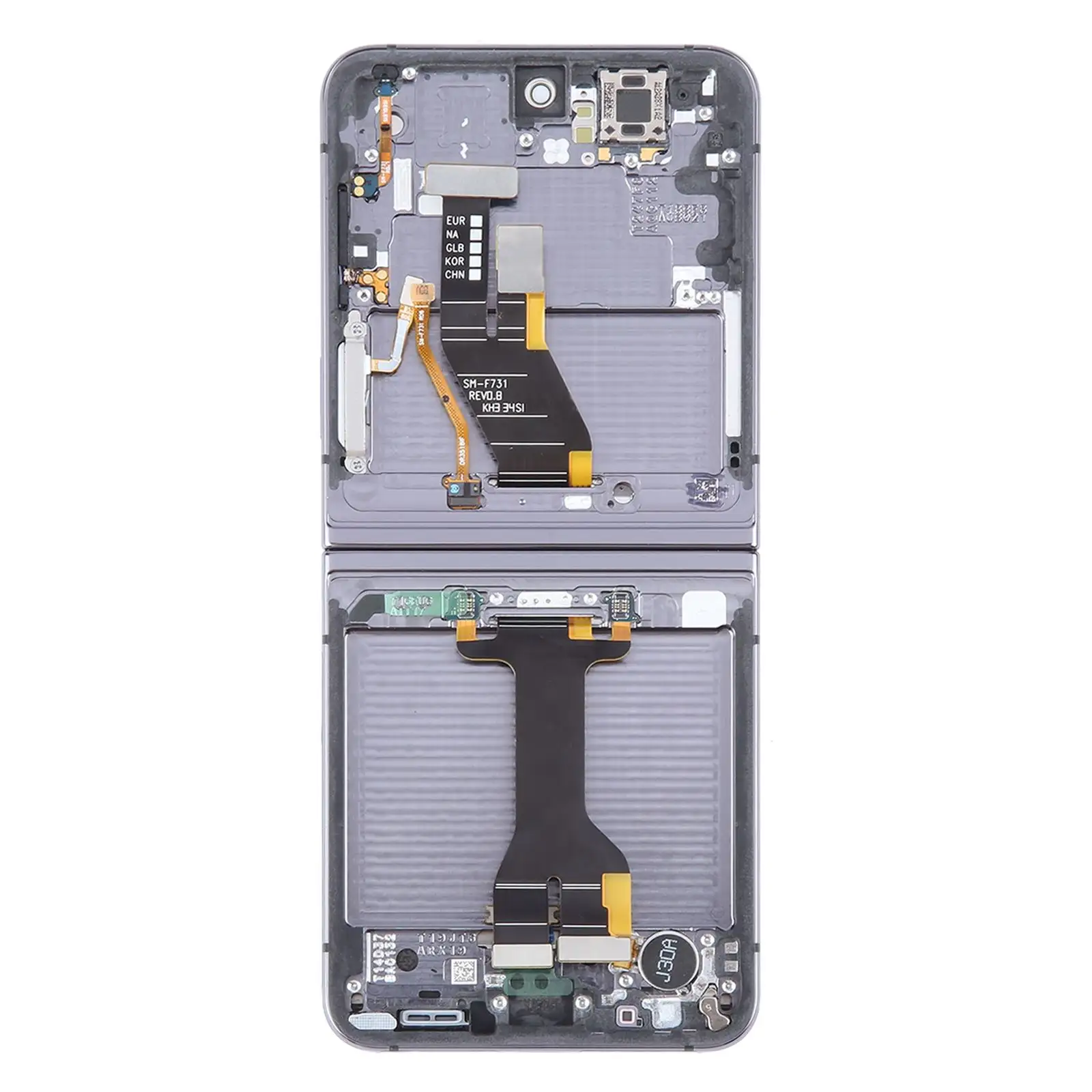 गैलेक्सी Z Flip3 Flip2 Flip4 के लिए सैमसंग के लिए मोबाइल फोन एलसीडी, गैलेक्सी Z Flip 2 3 4 के लिए मूल असेंबली टच स्क्रीन डिस्प्ले एलसीडी