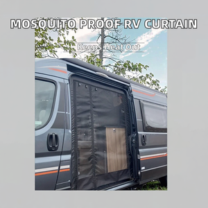 Factory PVC RV Bug &amp; <strong>Fly</strong> <strong>Screen</strong> for Sprinter/Transit/Promaster High Roof Side Door-All-Season Built-In Insulated - Product Image 3
