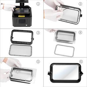 Antinsky ฟิล์ม160x23แบบลอกได้ขนาด A4 5มม./220x31 0มม. สำหรับเครื่องพิมพ์ LCD3D phrozen anycubic elegoo Printer - Product Image 6