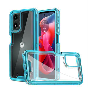 Funda Transparente para Teléfono con Protección Antigolpes en las 4 Esquinas, Carcasa Rígida de PC para Motorola <span class=keywords><strong>Moto</strong></span> G75 G55 G05 G15 G45 G85 - Product Image 6