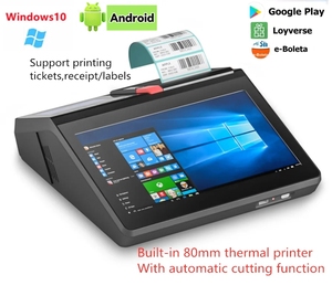 Venta directa <span class=keywords><strong>de</strong></span> fábrica <span class=keywords><strong>de</strong></span> China <span class=keywords><strong>Windows</strong></span> <span class=keywords><strong>10</strong></span> Tablet pos Android Pos System Punto <span class=keywords><strong>De</strong></span> Venta Touch Caja registradora Todo en una máquina Pos - Product Image 2