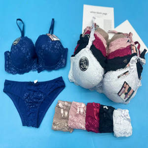 Conjunto de Lencería Modelo YRF027 de $1.76, Tallas 46-56 E, Tallas Grandes, Fotos de Senos <span class=keywords><strong>sin</strong></span> Sujetador, Conjuntos de Tanga con Colores - Product Image 1