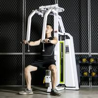 Machine à exercices de musculation multifonctionnelle professionnelle pour la musculation des pectoraux en position assise, avec bras droits, pour salle de sport, du fabricant