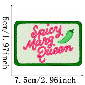 Bán Buôn Bền <span class=keywords><strong>Appliques</strong></span> Trucker Hat Vá Howdy Hồ Thời Gian Thêu Sắt-Trên Các Bản Vá Lỗi Cho Áo Khoác Ba Lô Trucker Mũ - Product Image 4