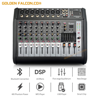 Mixeur professionnel à effet numérique USB 8 canaux