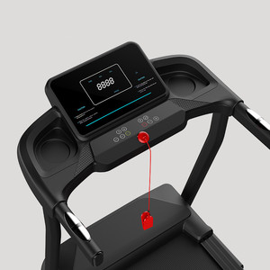 Tapis roulant pliable motorisé silencieux avec écran LED, certifié CE RoHS, 2.0HP, équipement de fitness à domicile, compatible OEM pour salle de sport à domicile - Product Image 2