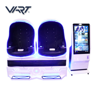 Machine de chaise de simulateur 9d egg vr, 2 sièges, jeux de réalité virtuelle vr pod vr egg
