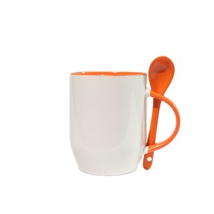 แก้วเซรามิกพร้อมช้อนทนความร้อนสำหรับชุดของขวัญกาแฟชา 5 สี - Product Image 3