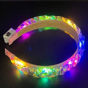 Creative LED Light-Up pellicola colorata fascia magica incandescente per capelli accessori per la laurea Ramadan Festival evento festa di <span class=keywords><strong>Halloween</strong></span> - Product Image 4