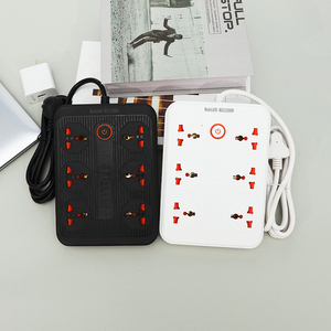 Thời gian mới bảng điện phổ quát với 6 <span class=keywords><strong>AC</strong></span> cửa hàng phụ kiện hệ thống dây điện Dải mở rộng Dây ổ cắm 10A Đánh giá hiện tại - Product Image 1