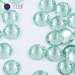 ขายพลอยเทียมกระเป๋า SS10 SS12 SS16แก้วคริสตัลหลายขนาดแบบหลังแบนคริสตัลพลอยเทียมฮอตฟิด - Product Image 2