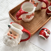 Tasse à café en céramique Cchristmasta tasses pour enfants ensembles de vaisselle fête nordique blanc céramique Sauce plat mignon lapin ensemble en céramique
