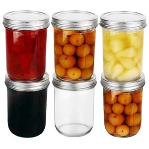 Usine en gros 50ml/120ml/100ml/200ml petits pots en verre de miel pour la nourriture épices <span class=keywords><strong>confiture</strong></span> sucre lait stockage - Product Image 1