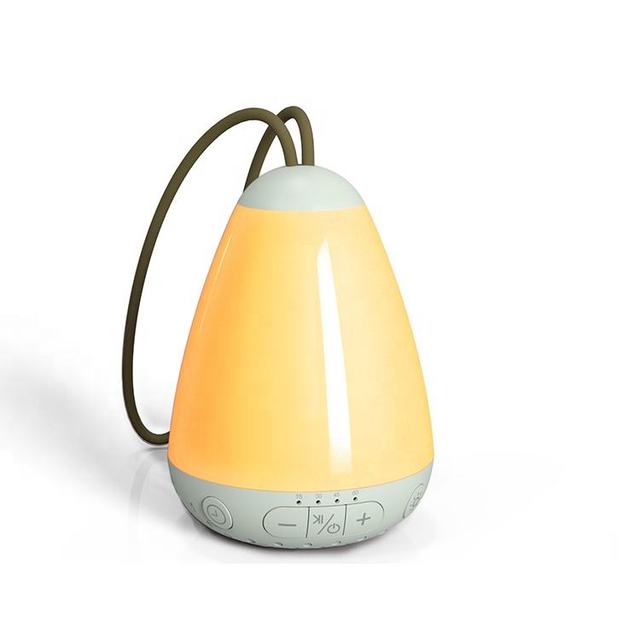 20 Soothing Sound Portable White Noise Machine Night Light Adjustable Volume White Noise Sleeping Relaxing Sound Machine