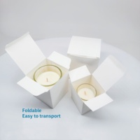 Caja de Embalaje Ecológica para Velas de Papel Kraft Pequeña, Logotipo Personalizado, Laminación Mate y Relieve, Tipo de Forro de Esponja