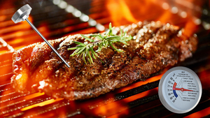 Thermomètre <span class=keywords><strong>de</strong></span> barbecue mécanique SW avec cadran facile à lire et <span class=keywords><strong>sonde</strong></span> alimentaire <span class=keywords><strong>de</strong></span> 110 mm pour porc, bœuf, dinde, grillades, poulet, utilisation en cuisine - Product Image 4