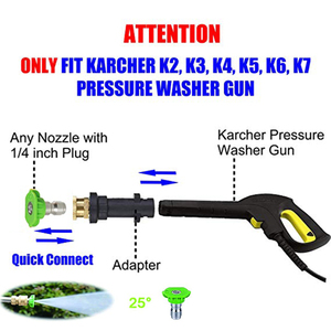 Pour ROUE double buses <span class=keywords><strong>de</strong></span> brosse haute pression pour <span class=keywords><strong>lavage</strong></span> <span class=keywords><strong>de</strong></span> voiture K2-K7 pour jets rotatifs nettoyage en profondeur en acier inoxydable - Product Image 4