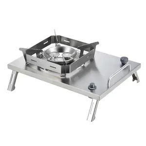 7500W Điện Cắm Trại Bếp Xách Tay 3 Gas Burner Bếp Ánh Sáng Trọng Lượng Kép Nhiên Liệu Propane & Butan Xách Tay Bếp Gas Của Nhãn Hiệu <5