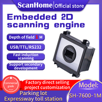 Lecteur de codes-barres intégré ScanHome SH-7600-1M USB/Série/RS232/TTL COM avec capteur CMOS 30F/S, lecteur de codes QR, pistolet de lecture (conforme FCC)