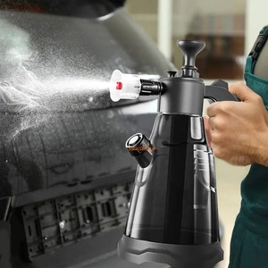 Spruzzatore Blaster in schiuma manuale nero capacità 2.3L 2 pezzi ugello professionale in schiuma portatile cannone <span class=keywords><strong>Auto</strong></span> dettagli per il lavaggio <span class=keywords><strong>Auto</strong></span> - Product Image 5