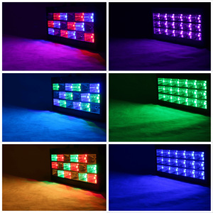 Luz Estroboscópica Sunshine Stage 18 Grid, 220V, Iluminación LED para Escenarios Interiores, Discotecas y Bares, con Control Remoto - Product Image 3