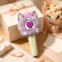 Nouveaux arrivages couverture lumineuse design animal Kpop Stray enfants couverture bâton lumineux en peluche mignon canard lampe couverture personnalisé animaux en peluche